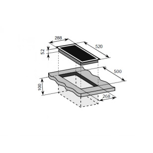 Baumatic BHC305.2 30厘米 黑魂系列 嵌入式雙頭電陶爐