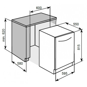 Baumatic BDWI619 60厘米 BLDC Motor 嵌入式洗碗碟機