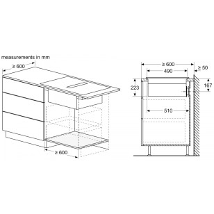 Bosch PXX875D57E 80厘米 8系列 嵌入式雙區電磁爐連抽氣系統