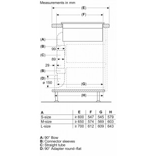 Bosch PXX875D57E 80厘米 8系列 嵌入式雙區電磁爐連抽氣系統