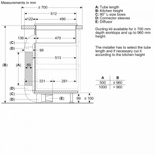 Bosch PXX875D57E 80厘米 8系列 嵌入式雙區電磁爐連抽氣系統