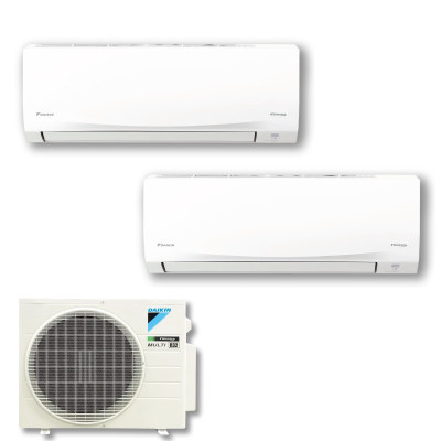 DAIKIN 大金 1匹+2匹 R32變頻淨冷一拖二分體式冷氣機  MKC70SVMN+CTKC25RVMN+CTKC50SVMN