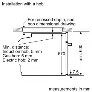 Siemens 西門子 HB578G5S6B 60厘米 71公升 iQ500 嵌入式電焗爐