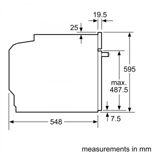 Siemens 西門子 HB578G5S6B 60厘米 71公升 iQ500 嵌入式電焗爐