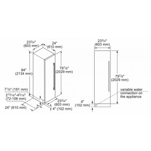 Siemens 西門子 FI24NP32 328公升 嵌入式單門雪櫃