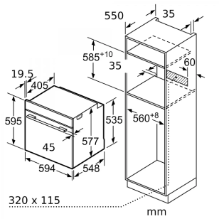 Siemens 西門子 HS636GDS2 iQ700 71公升 60厘米 嵌入式蒸焗爐