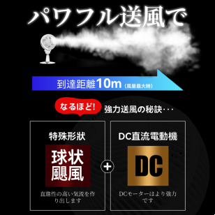 日本 Yohome 家の逸 HTS-F186F 4D全方位淨化直流伸縮循環扇 高用款 6段伸縮 獨家首創技術