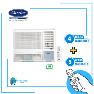 Carrier 開利 CKM09VS 1匹 變頻淨冷 R32 窗口式冷氣機