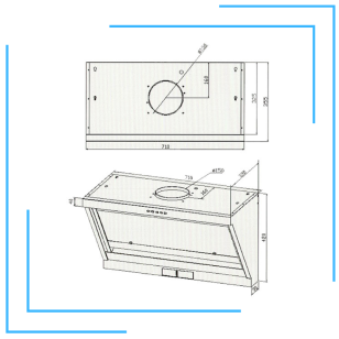 MISOKO MR-BX1428R 71CM 傾斜式抽油煙機  陳列品