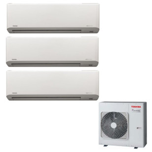 Toshiba 東芝 1匹+1匹+2匹多聯式變頻淨冷分體式冷氣機 RAS-M10N4KCV+RAS-M10N4KCV+RAS-M16N4KCV+RAS-4M26S3ACV