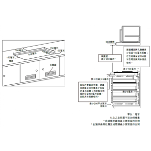 Whirlpool 惠而浦 AGA301/BT 86厘米 6000W 嵌入式三頭煤氣煮食爐