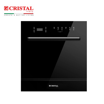 Cristal 尼斯 DD600-1 59.5厘米 12套標準餐具 嵌入式消毒洗碗機