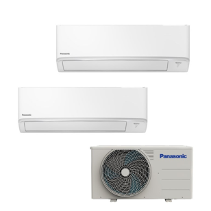 Panasonic 樂聲 一拖二 3/4匹+3/4匹 多聯式分體冷氣機 CU-2LU18BBA+CS-MPU7BKA+CS-MPU7BKA