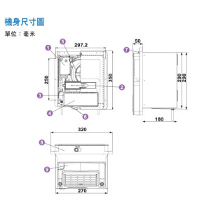 Panasonic 樂聲 FV-30BW2H 窗口式智能浴室寶