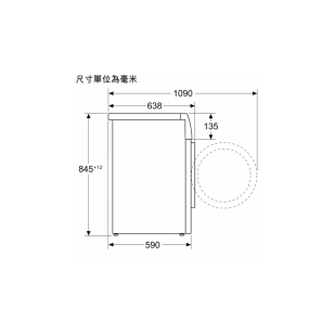 Siemens 西門子 WG44B200HK 9公斤 1400轉 iQ700 iQdrive 變頻摩打 前置式洗衣機